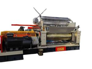 China XK-560 Rubber Mixing Mill Machine Automatic Rubber Mixing Roller Mill factory