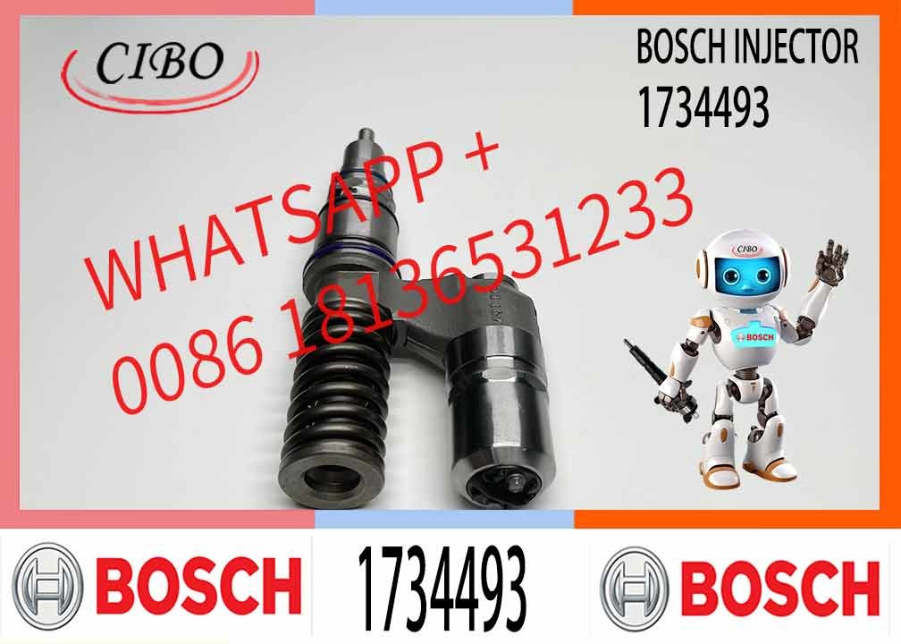 NINE Brand High quality Diesel Common Rail Diesel Injector 1734493 Fuel injector 1734493