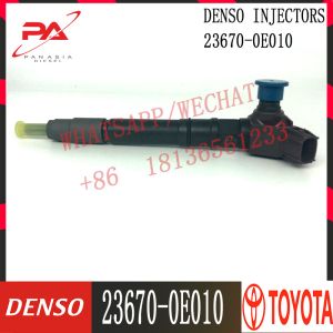 China 23670-0E010 Diesel Engine Fuel Injector 295700-0550 For HIACE HILUX FORTUNER 2.7 2.8L 1GD GUN126 factory