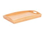 Bamboo Breakfast Bed Trays with Special Shape Cut Out Handles Bamboo Serving