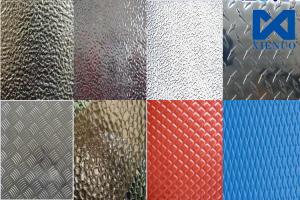 China Hot Rolled Embossed Aluminium Diamond Sheet 1060 3003 5052 5754 Tread Aluminum Checker Plate factory