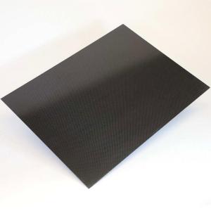 China 3K Plain Weave Carbon Fiber Sheeting Matte Surface 0.5mm Thickness factory