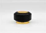 Modern Minimalist Design Round Decorative Glass Perfume Bottles 100ml With Black