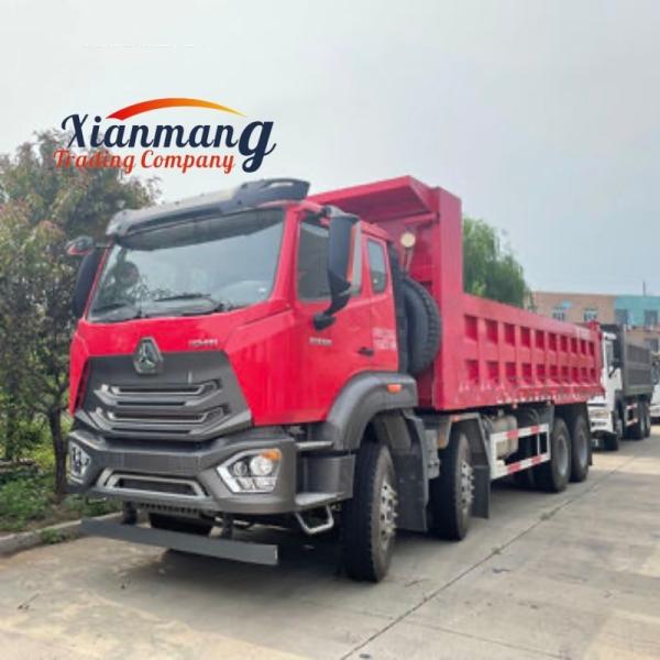 20 Cbm SINOTRUCK HOWO NX 8x4 Dump Truck 50 Ton With Tarpaulin Hohan High