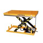 Yellow 4000kg Small Scissor Lift Platform Stationary Small Lifting Platform