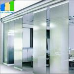 1200 mm Width Sliding Partition Walls Frameless Folding Exterior Sliding Glass