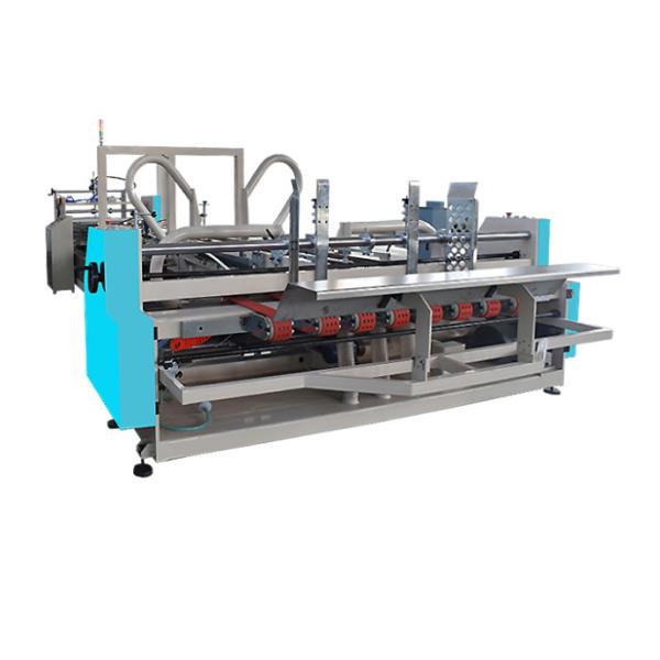 China Automatic Carton Folder Gluer Machine , Box Folding And Gluing Machine factory