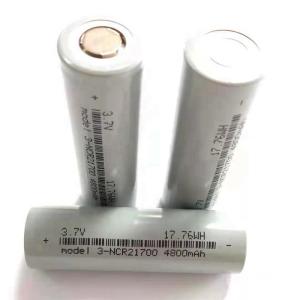 China Cylindrical 21700 Lithium Ion Battery Cells Rechargeable 3.7V 5000Mah factory