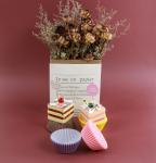 Bakery cupcake liners oilproof paper cake mold food grade sustainable baking