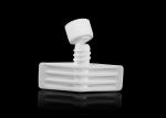PE Dia 4.5mm Twist Off Spout Cover / Cap Nozzle All In One For Cosmetic Pouch