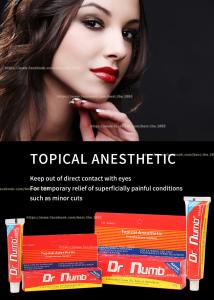 China Permanent Makeup Dr Numb Lidocaine Cream 10g Tattoo Stop Pain Topical Numbing Cream factory