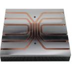 CNC Machining Part Double Side Spreading IGBT Assemblies Aluminum Heat Pipe Heat