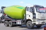 Concrete Mixer Truck Old FAW Cement Mixer 6*4 With 10 Wheels 5 Cubic Tanker