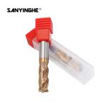 HRC65 Corner Radius Milling Cutter Burr Metric End Mill For Cutting Stainless