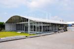 Huge Luxury Aluminium&PVC Cover Event Tent with Arched shape and glass walls