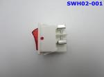 Rocker Cap Oven Control Switch 50 / 60 HZ Electric Component With Non Metallic