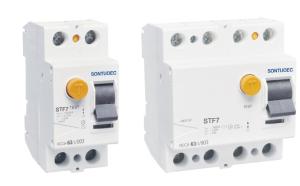 China L7 series 400V RCCB Circuit Breaker 4P 63A / 30mA Electronic Or Magnetic Type A Or AC Model factory