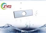244 X 63mm Length Chrome Tap Cover Plates , Chrome Finish Faucet Spare Parts