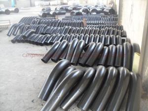 China JIS BW 3D Pipe Bends 4 Inch 45 Degree SGP Flanged For Fabrication factory