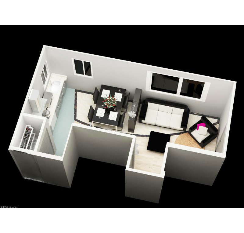 20HC Three Bedrooms Modular Shipping Container House