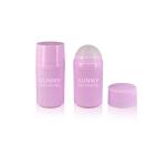 Volume Empty Plastic PP 50ml Roll On Bottles Round Pink Color