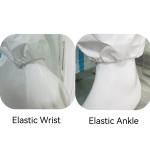 Comfortable Anti-Static Disposable Microporous Coverall with Tape 55GSM-70GSM