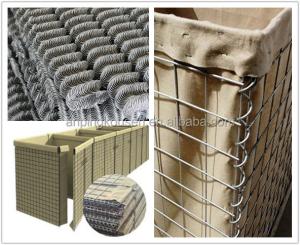 China 4.0mm-5.0mm Wire Gauge Welded Mesh Gabion Barrier Perfect for Defense and Blast Wall factory