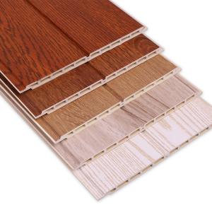 China Antimicrobial Wood Plastic Composite WPC Fluted Wall Panel UV Resistance factory