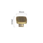 Kitchen Gold Brass Cabinet Pull Handles 192mm For Apartment Villa
