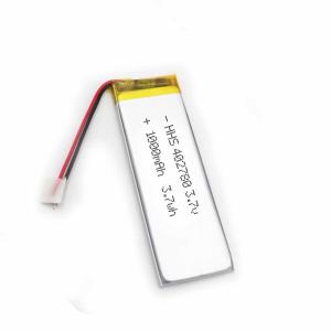 China PL402780 UN38.3 CC CV 3.7V 1000mAh Li Polymer Battery factory