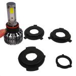 Black Body Low Beam 1800LM Motorcycle LED Headlight Bulb