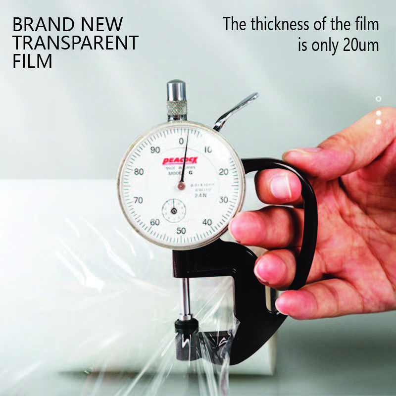 Transparent Wrapping Laminated Film Roll DTF PET Film Heat Shrinkable Plastic