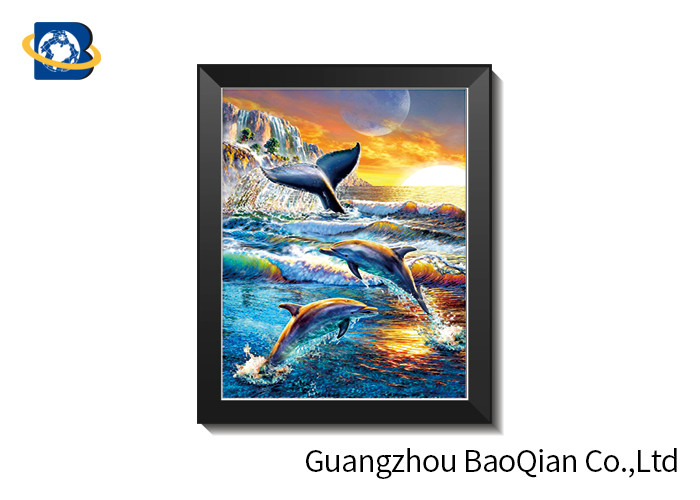 Plastic 3D Lenticular Pictures / 30 X 40CM Size Lenticular Movie Poster