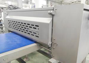 China 16000 pcs / hr Capacity Complete Pizza Dough Maker Machine With Tunnel Proffer factory