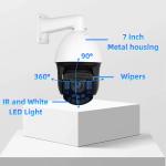 YGHT 25X 5MP 7Inch Smart PTZ Camera with Wiper Vehicle Human Detection Tracking