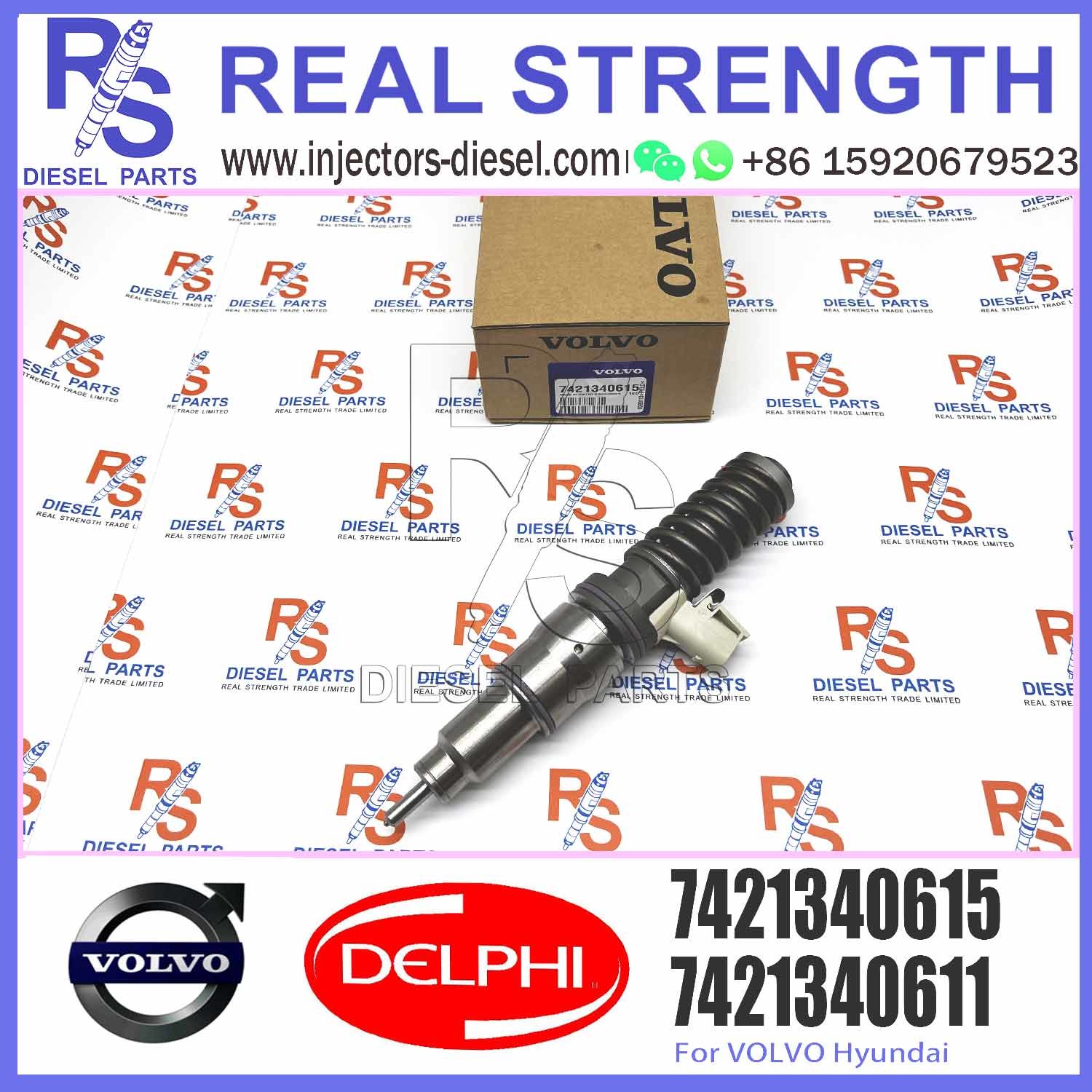 New Diesel Fuel Injector 21371676 85003267 BEBE4D25002 BEBE4D25101 BEBE4D25102 7421340615 For V-O-L-V Trucks D13C Euro 5
