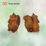OEM ODM Outdoor Metal Sculpture Squirrel Garden Ornament Hand Crafted