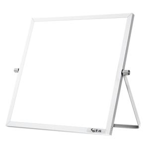 China Desk Top Dry Erase Whiteboard With Stand Frosted Aluminium Alloy factory