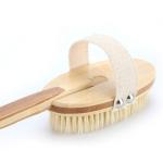 Bristle Sisal Custom Logo Wooden Shower Brush For Exfoliation And Skin Care