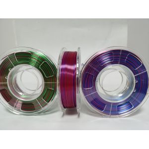 trip color 3d printer filament,silk filament, 3d printer filaments