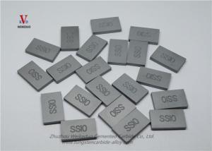 China High Hardness Tungsten Carbide Blade , Durable Square Carbide Inserts factory