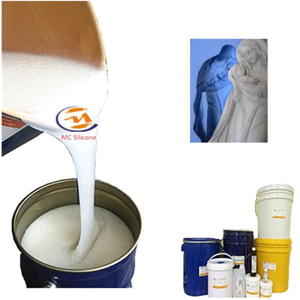 Translucent Tin Cure Liquid Rubber 20 Shore A RTV Silicone For Statue Sculpture