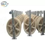 Large Diameter 916x110mm Single Nylon Conductor Bundle Pulley Transmission Line
