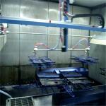 Servo Motor Drive 4kw Auto Painting Machine Five Axis For Metal Plastic