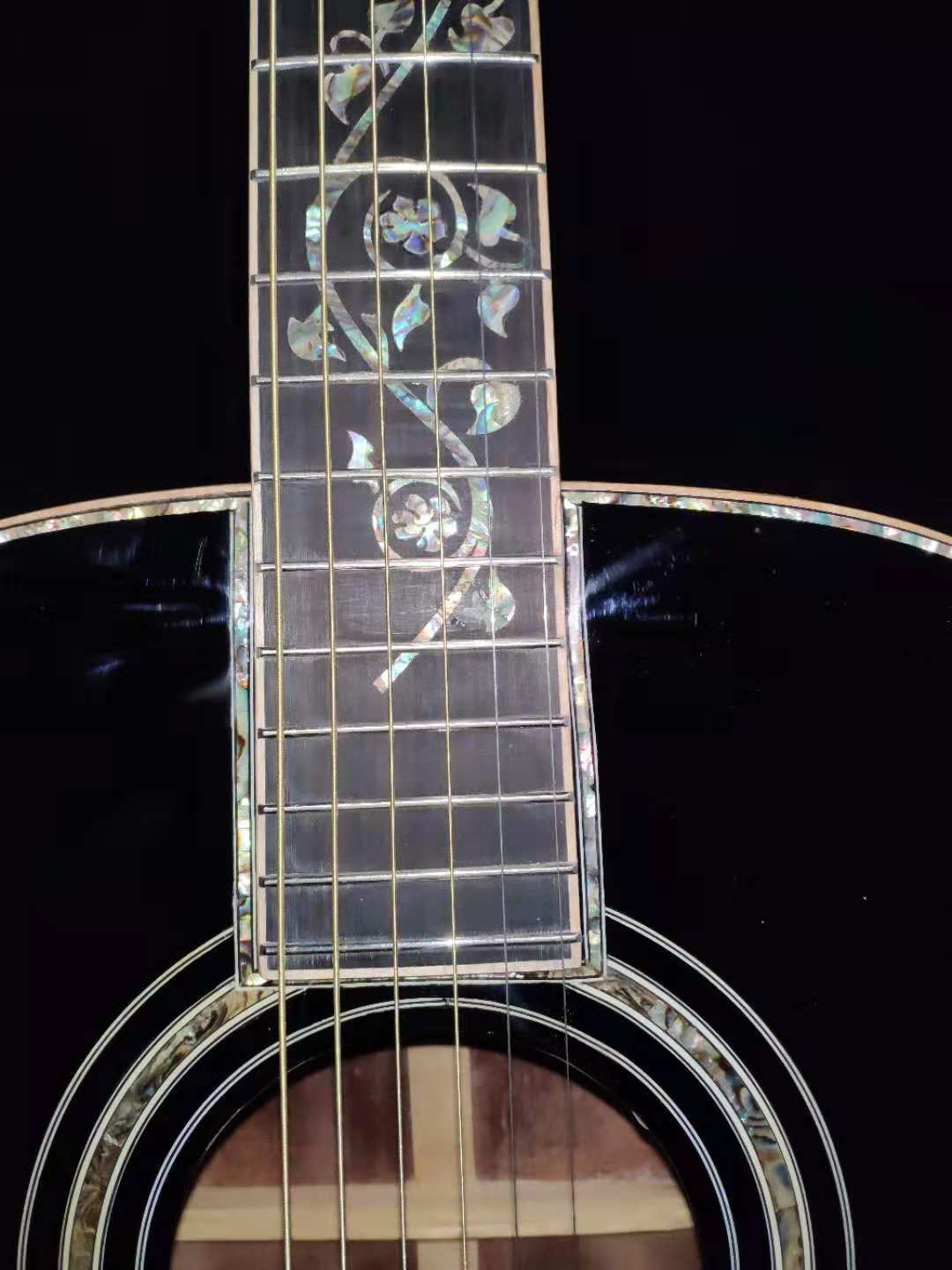 Custom guitar factory Top Quality Solid Spruce Top Rosewood Back & Sides Acoustic PS10E guitar