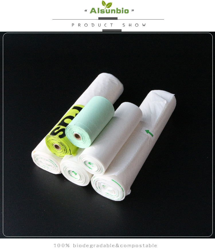 Bioplastic Eco Friendly Packaging Bags Home Compostable Bags ASTM6400