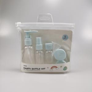 China 7PCS Leak-Proof Refillable Toiletry Containers Kit Travel Bottles Set Plastic Type PET factory