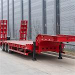 4/5/6mm Thick Lattice Board Bottom Platform 3/4 Axle 12.00R20 Tire 40 Tons 60