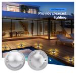 IP67 Ultra-thin buried Inground Uplight 12V 24V Waterproof Deck Light Recessed