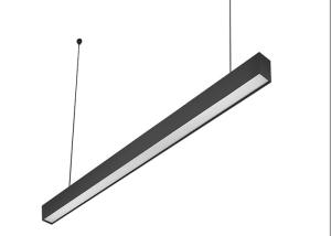 China Aluminum office home indoor led linear light suspended 3960lm factory